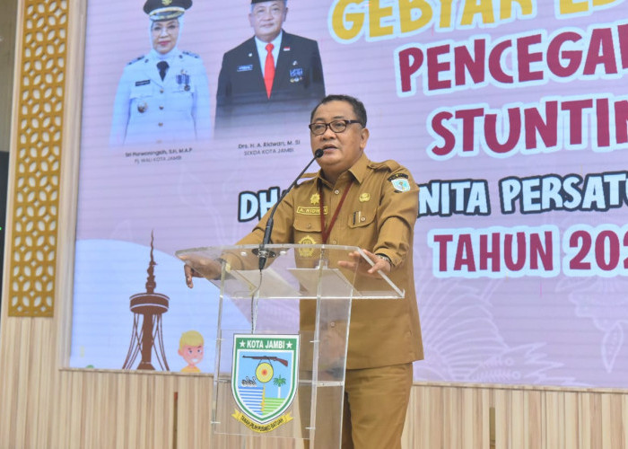 Buka Gebyar Edukasi Pencegahan Stunting Kota Jambi, Sekda : Perlu Peran Semua Pihak