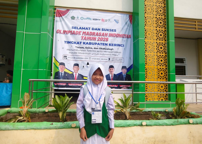Afifa Shakila Putri, Siswi MIN 2 Kerinci Berhak Melaju ke OMI Tingkat Provinsi Jambi