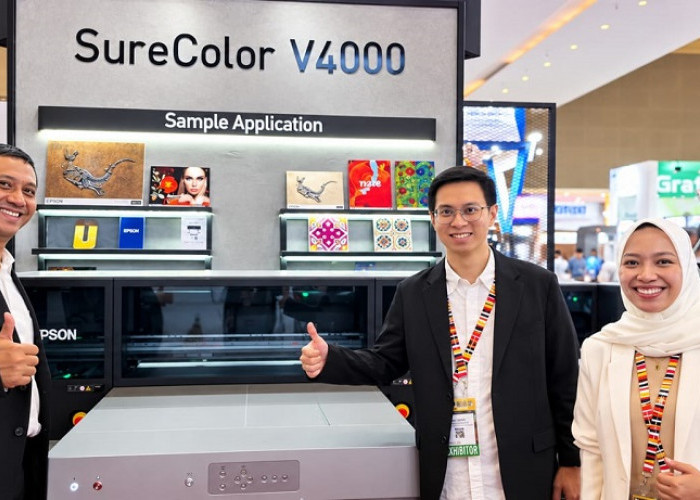 Epson Resmi Luncurkan Printer UV Flatbed SureColor V4000 di Indonesia untuk Dukung Bisnis Cetak Kreatif