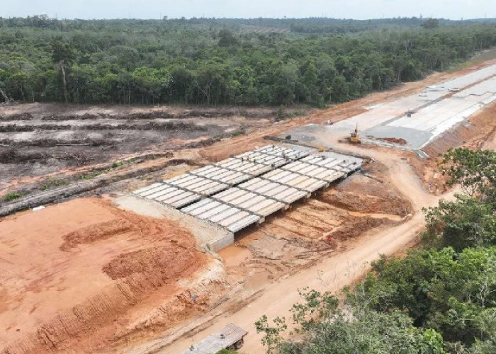 Rest Area Mulai Dibangun, Progres Tol Seksi 4 Tempino-IC Simpang Ness Sudah 68,28 Persen