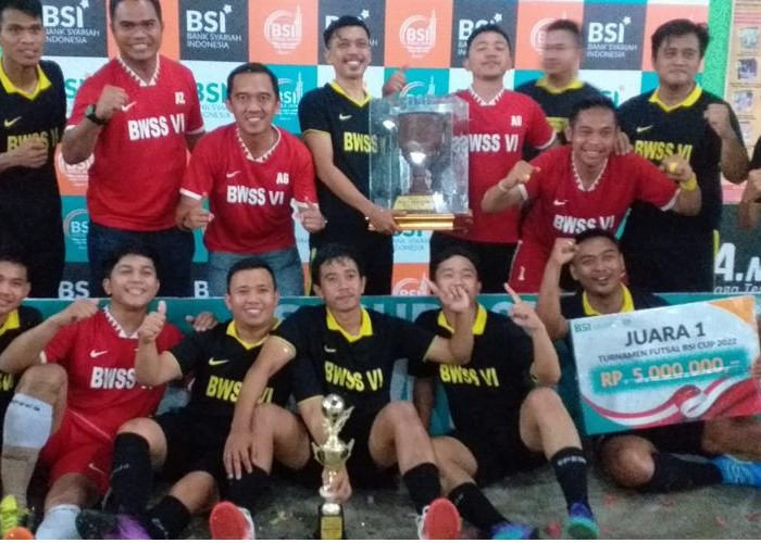 BWSS VI Jambi Juara Satu BSI CUP 2022