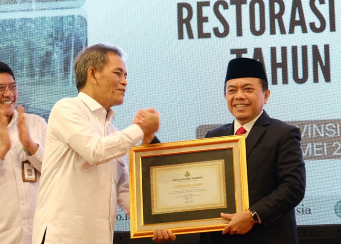 Jambi Jadi Acuan Restorasi Gambut Nasional, Al Haris Raih Penghargaan