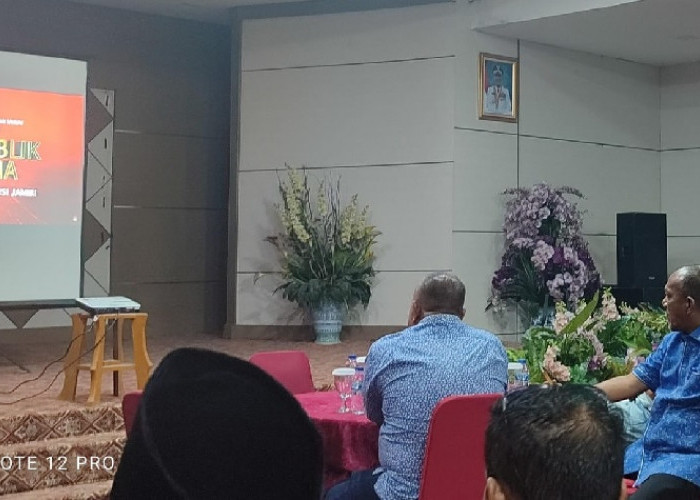 Pj Bupati Merangin Saksikan Debat Terbuka Calon Gubernur Jambi