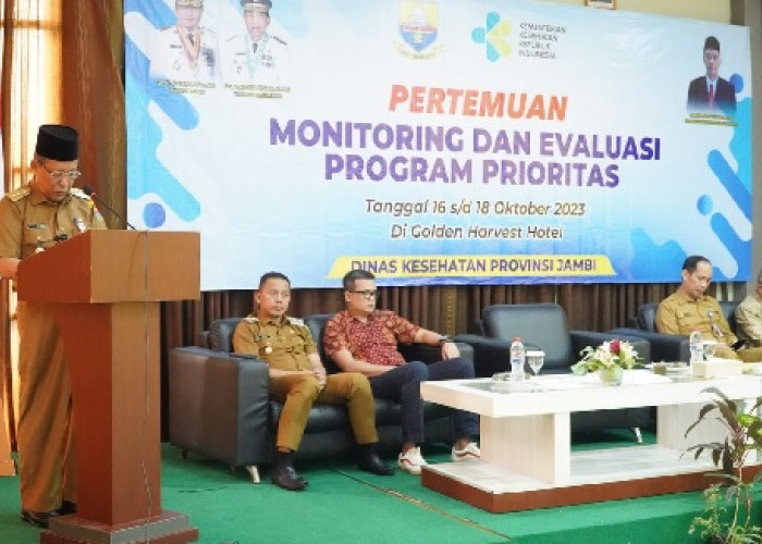 Dinkes Provinsi Jambi Gelar Rapat Monitoring dan Evaluasi Program Prioritas  Bidang Kesehatan Tahun 2023