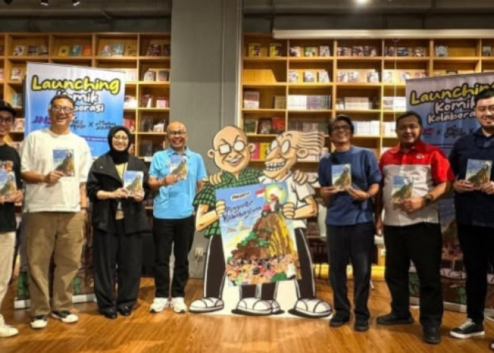 Kolaborasi JNE x Grasindo: Gandeng Kang Maman dan Mice Cartoon Rilis Komik Pengantar Kebahagiaan