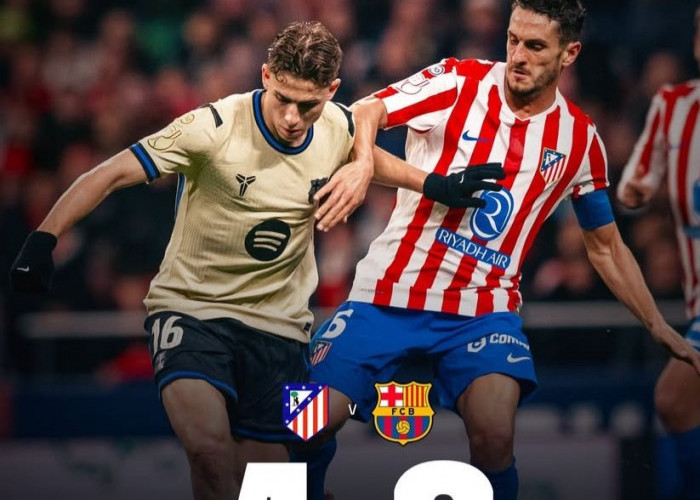 Duel Semifinal Copa del Rey, Atletico Hancurkan Barcelona 4-0