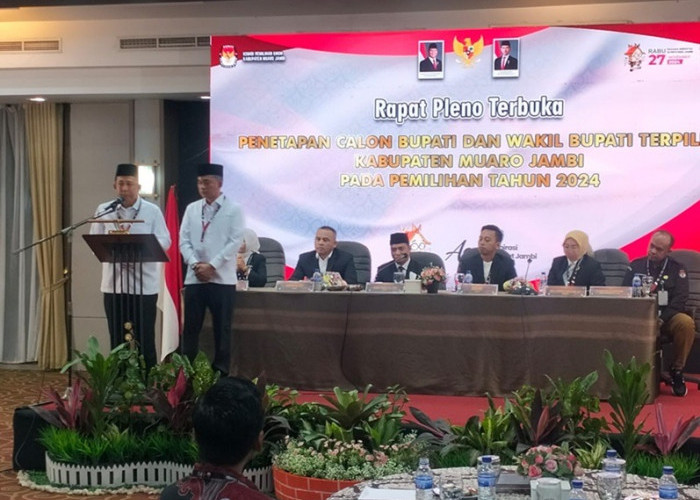 Malam ini, KPU Gelar Pleno Penetapan Paslon Terpilih Pilkada Muaro Jambi 2024