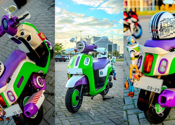 Yamaha Fazzio dan Grand Filano Tampil Stylish dan Playful Lewat Modifikasi Gaya Astronaut dan Cowboy