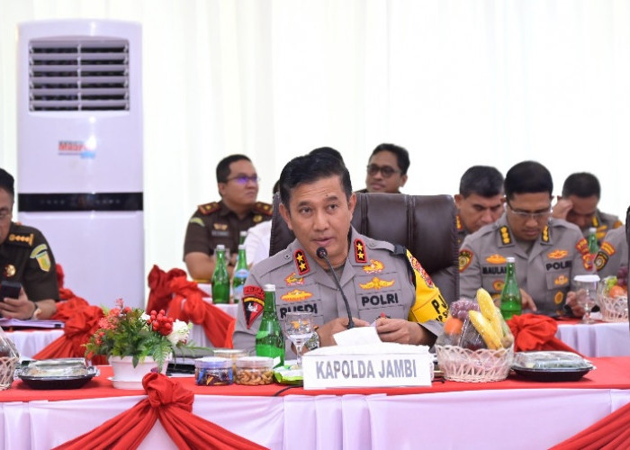 Kunjungan Kerja Reses Komisi III DPR RI, Kapolda Jambi Minta Usul Untuk Menyelesaikan PETI di Wilayah Jambi