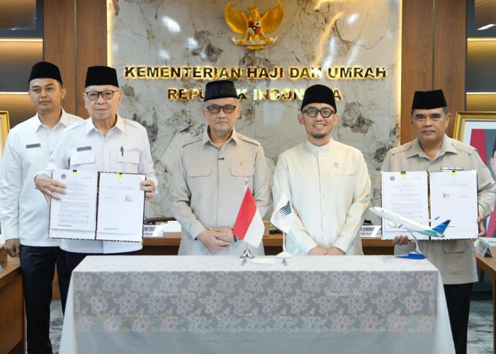 Kemenhaj PKS Bersama Garuda, Menteri Haji: Garuda Jamin Kepastian Armada - Jadwal Penerbangan Haji 1447-1449 H