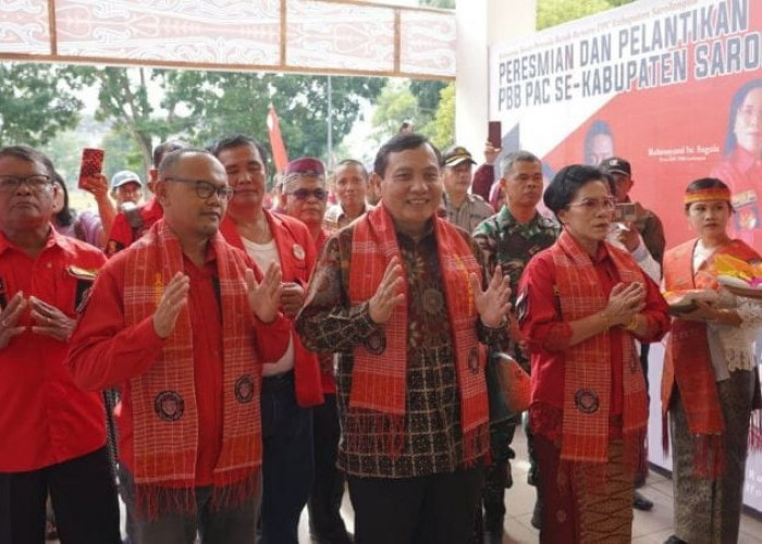 Hadiri Pelantikan PAC PBB, PJ Bupati Sarolangun Sebut Pemuda Batak Aset Sarolangun