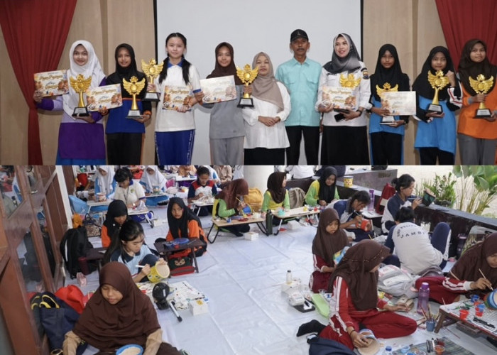 Asah Kreativitas Pelajar, Museum Siginjei Gelar Lomba Melukis Gerabah Tingkat SMP 