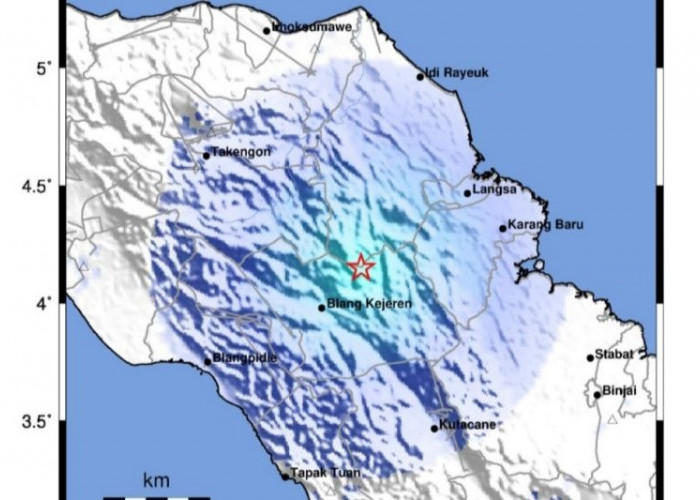 Gempa Guncang Gayo Lues Aceh Magnitudo 3,9