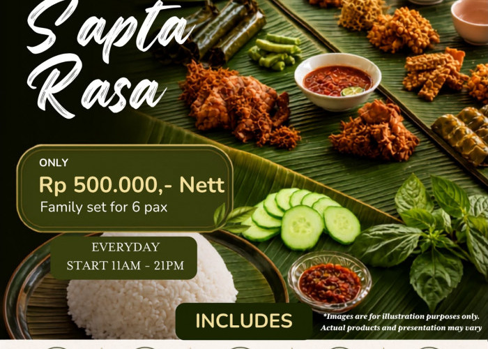 Sapta Rasa di Du PALAIS Hotel Jambi Hadirkan, Sajian Kuliner Nusantara untuk Momen Kebersamaan Keluarga