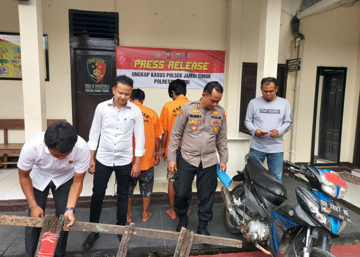 Polisi Ringkus Dua Pelaku Pencuri Outdoor AC, Uangnya Digunakan Untuk Membeli Sabu