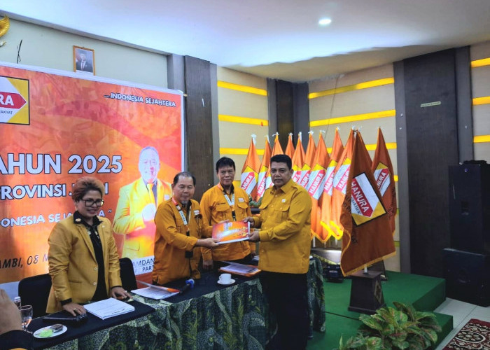 Optimis Hadapi Pemilu 2029, Hanura Jambi Persiapkan Muscab dan Pelantikan Serentak
