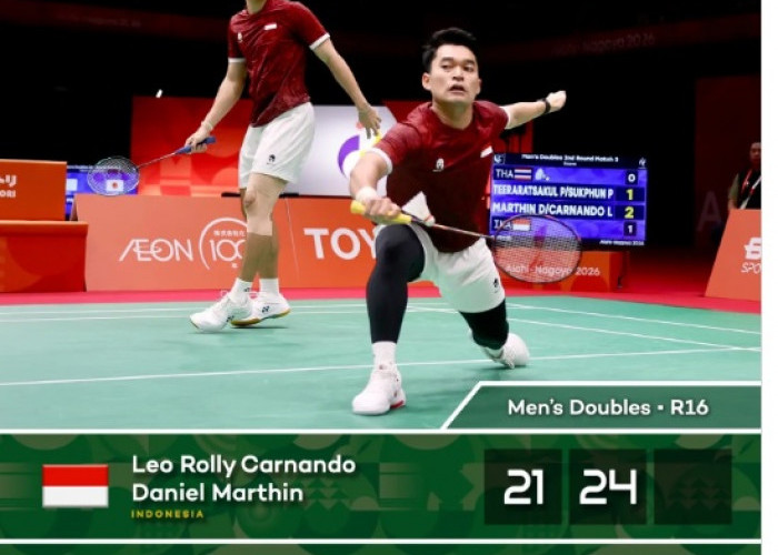 Atasi Kepanikan Gim Kedua, Leo/Daniel Tembus Perempat Final Asian Games 2026