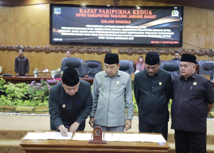 Wabup Katamso Tekankan Sinergi Eksekutif-Legislatif Usai KUA-PPAS 2027 Tanjab Barat Disepakati