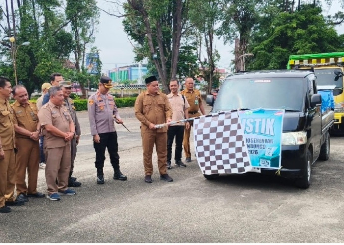 Lepas Logistik Pilrio Serentak, Wabup Bungo Berharap Tanpa Kendala