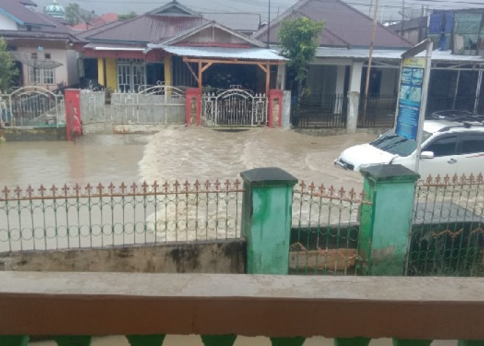 Banjir Parah Rendam Desa Lubuk Suli Kerinci, Ratusan Rumah Terendam
