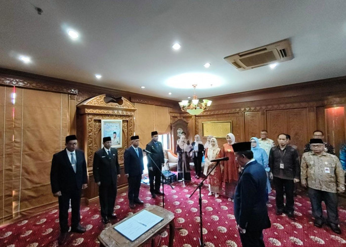 BREAKING NEWS !! Wagub Abdullah Sani Lantik 4 Kepala OPD Pemprov Jambi, Berikut Nama-Namanya