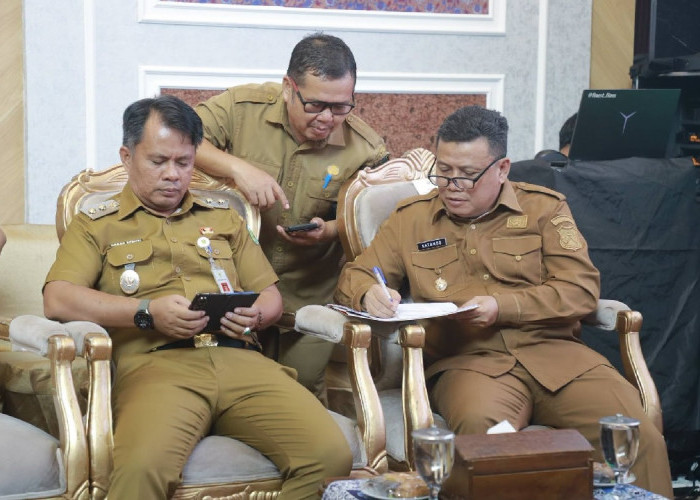 Wabup Katamso Hadiri Rakor Karhutla Bersama Menhut, Titik Api Tanjab Barat Dipastikan Nol