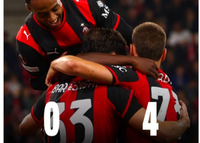 AC Milan Bantai RB Salzburg 4-0 di Liga Europa, Alphadjo Cisse Tampil Gemilang Cetak Hattrick