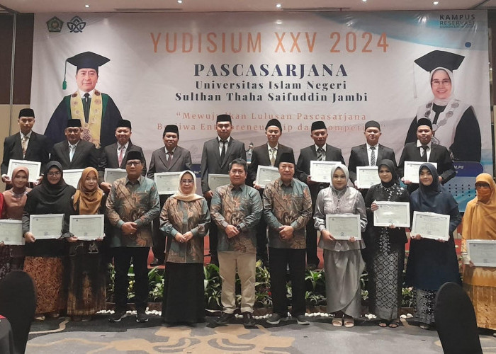 Yudisium ke-XXV, Pascasarjana UIN STS Jambi Wujudkan Lulusan Berjiwa Entrepheneurship dan Kompetitif