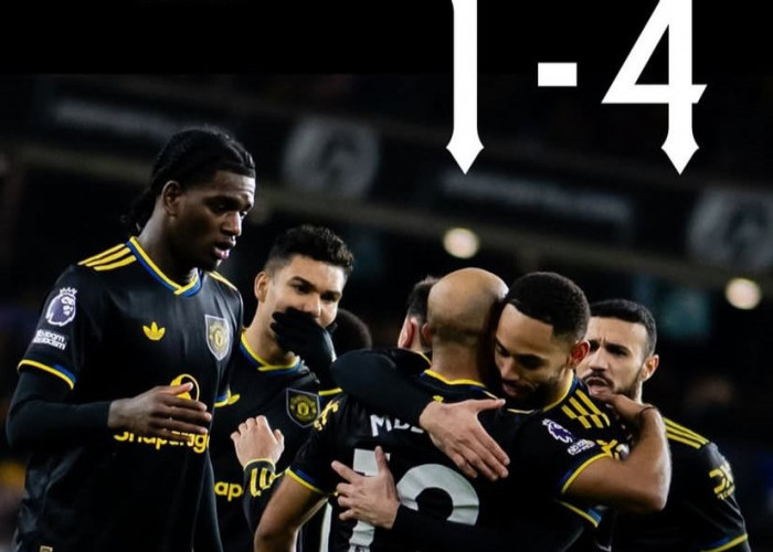 Hajar Wolves 4-1, MU Langsung Peringkat 6 Klasemen Sementara