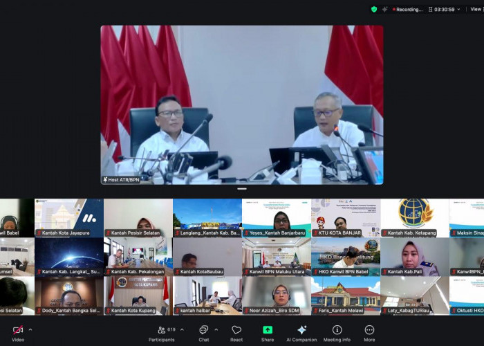 Kembangkan Aplikasi Dashboard SDM, Sekjen ATR/BPN: Proses Mutasi dan Promosi Jadi Lebih Efektif dan Efisien