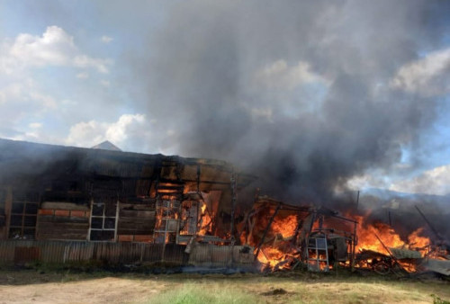 Gudang Toko Tani Teladan dan Satu Rumah di Sungai Penuh Ludes Terbakar, Kerugian Ratusan Juta