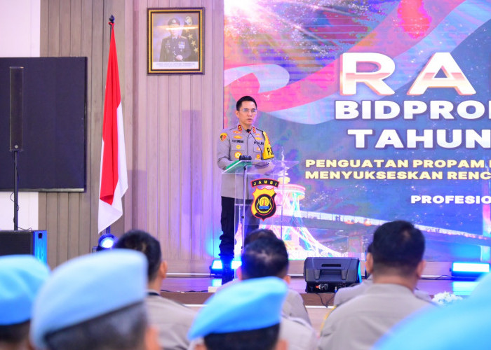 Kapolda Jambi Buka Rakernis Bidpropam 2026, Tekankan Pengawasan Adaptif dan Humanis