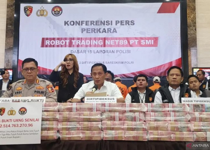 Polri Sita Aset Triliunan Rupiah Pada Kasus Robot Trading Net89