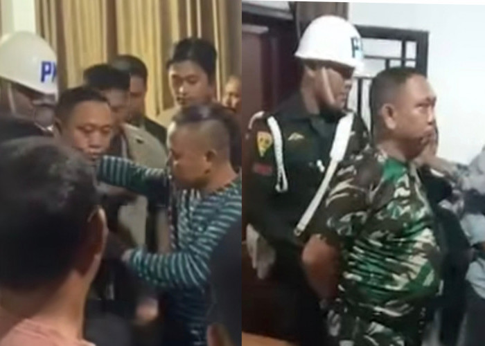 Detik-detik Oknum TNI Diamankan Usai Penembakan Tiga Polisi di Tempat Judi Ayam Sabung Lampung 