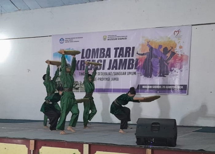 Meriahnya Lomba Tari Kreasi Jambi di Museum Siginjei