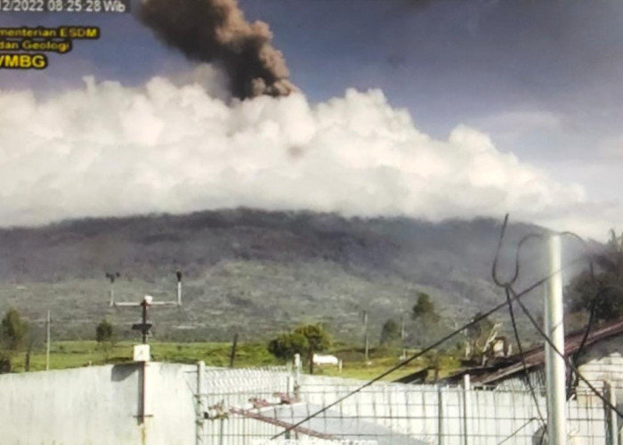 BREAKING NEWS: Gunung Kerinci Kembali Semburan Abu Vulkanik Setinggi 700 Meter
