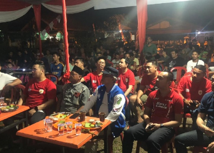 Nobar Indonesia vs Uzbekistan dan Tournamet with Gempal Kota Jambi 