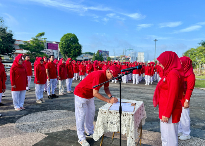 Resmi Dilantik! Pengurus Senam Tera Indonesia Kota Jambi Mengajak Masyarakat untuk Senam Bersama