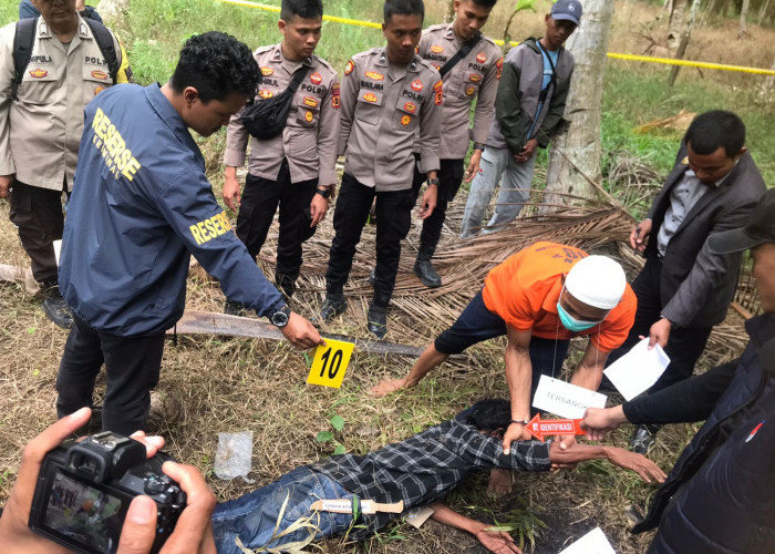 Rekonstruksi Ungkap Dugaan Pembunuhan Berencana Lansia di Sabak Timur