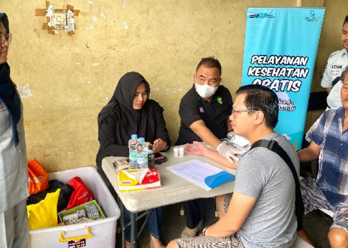 Program MUKL Jasa Raharja Jambi Berkunjung ke PO Beringin: Pelayanan Kesehatan Gratis untuk Masyarakat