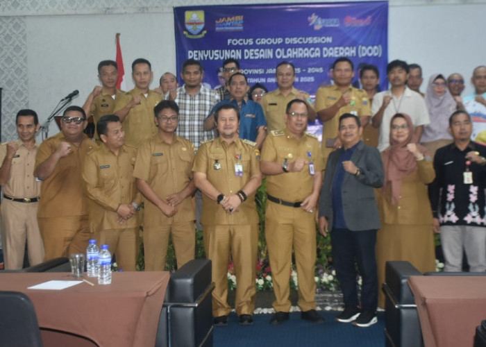 Dispora Provinsi Jambi Gelar FGD Penyusunan Desain Olaharga Daerah (DOD)
