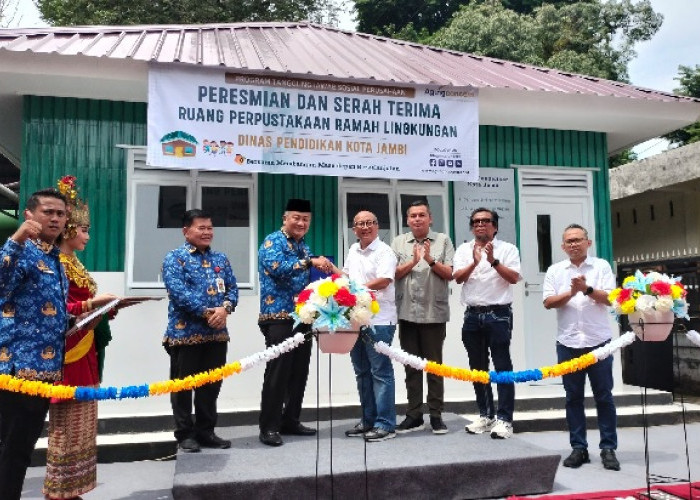 Agung Concern Hadirkan Perpustakaan Hijau di Kota Jambi