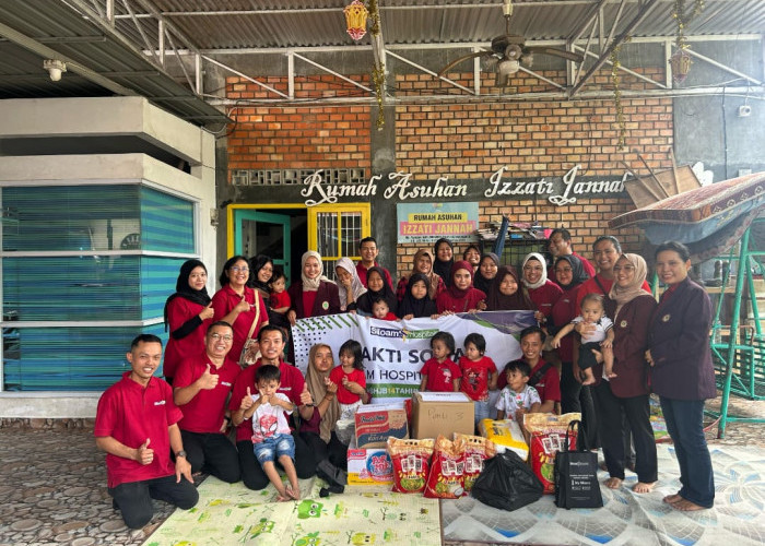 Rangkaian HUT ke – 14, Siloam Jambi Berbagi Bersama Anak Panti Asuhan