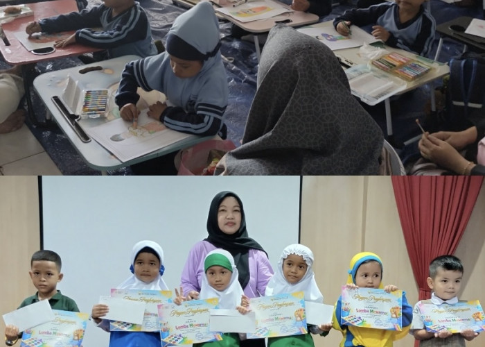 Ratusan Anak Ikuti Lomba Mewarnai di Museum Siginjei Jambi
