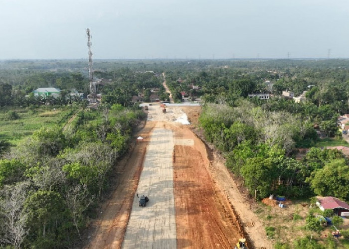 Jambi Makin Hebat, Progres Tol Seksi 4 Tempino- Ness Sudah 37,75 Persen, Dilengkapi Rest Area dan SPBU