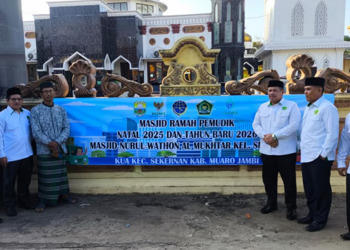 Libur Nataru, Kemenag Jambi Siapkan Masjid Ramah Pemudik