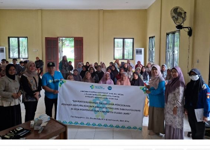 Edukasi Masyarakat dalam Upaya Pencegahan Penyakit Jantung Koroner di Desa Penyengat Olak Kabupaten  Muaro Jam