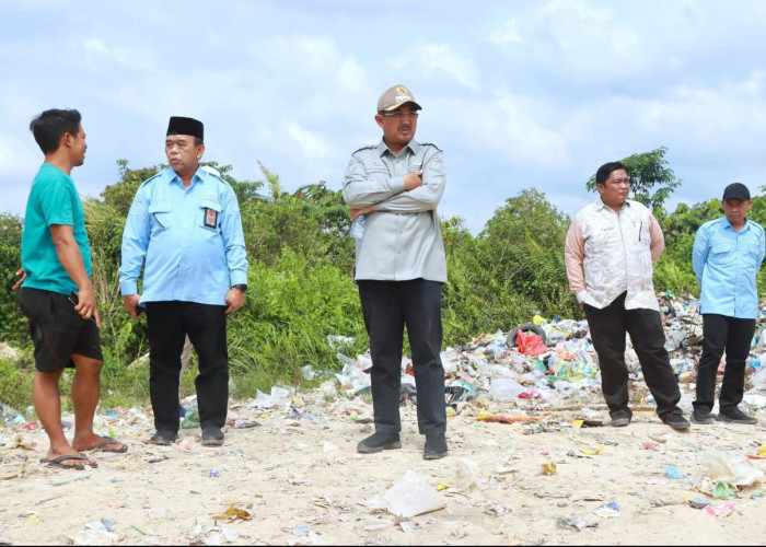 Bupati Anwar Sadat Tinjau TPA, Pengelolaan Sampah Tanjab Barat Makin Optimal