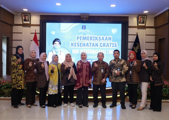 Cegah Risiko Penyakit Sejak Dini, Puskesmas Paal Lima Hadirkan Layanan CKG di Kanwil Kemenkum Jambi