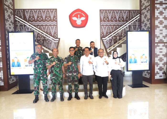 Danrem 042/Gapu Gandeng Universitas Jambi, Perkuat Ketahanan Nasional dari Ruang Akademik